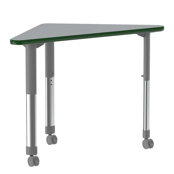 HPL Collaborative Desk - Casters - Wing
